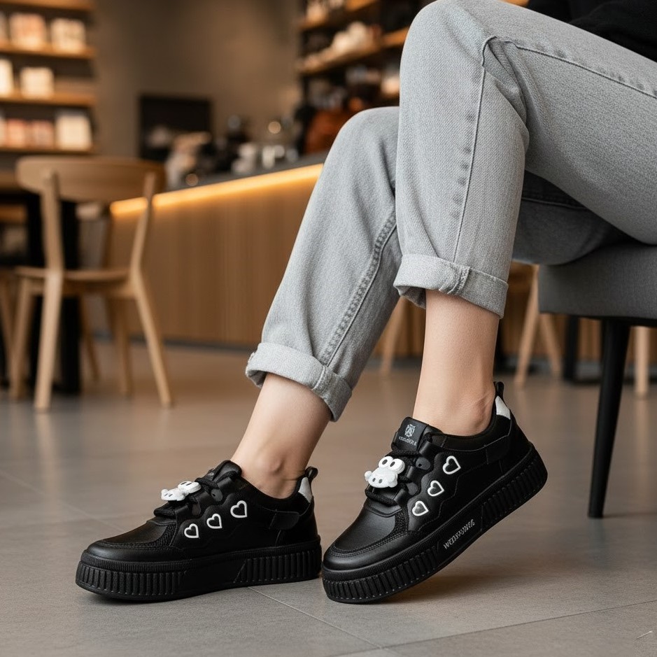 خرید آنلاین کتانی زنانه کارنیک مدل 8058 کد 01